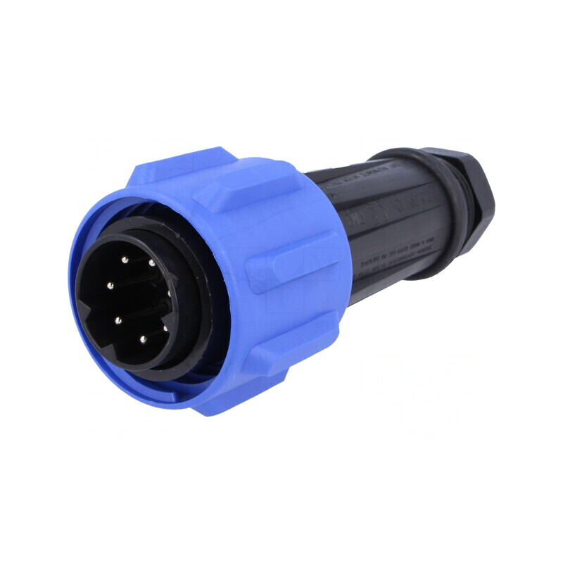 Conector Circular Mufă Tată 7 PIN Filet Interior | Electronic-mag.ro | Componente Electronice