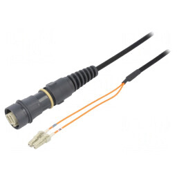 Patch Cord Fibră Optică Duplex Multimod Baionetă | Electronic-mag.ro | Componente Electronice
