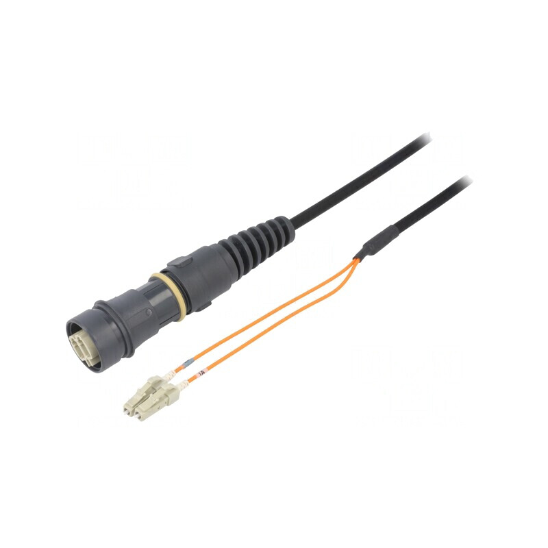 Patch Cord Fibră Optică Duplex Multimod Baionetă | Electronic-mag.ro | Componente Electronice
