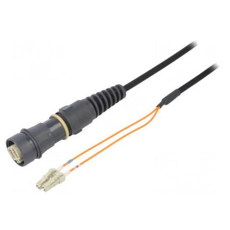 Patch Cord Fibră Optică Duplex Multimod Baionetă | Electronic-mag.ro | Componente Electronice