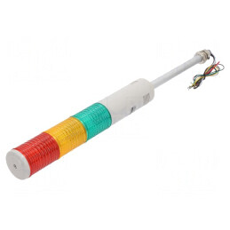 Coloană de Semnalizare LED Roșu/Ambră/Verde 24V | Electronic-mag.ro | Componente Electronice