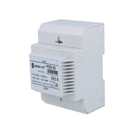 Transformator de Alimentare 63VA 230V AC la 24V cu Bandă de Cleme | Electronic-mag.ro | Componente Electronice