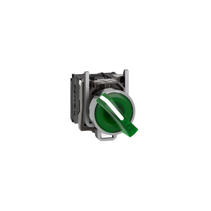 Comutator Rotativ 22mm Verde LED 230V | Electronic-mag.ro | Componente Electronice