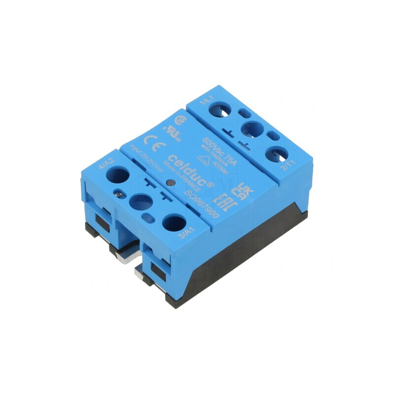 Releu semiconductor 75A 1-fazat 24-600VAC | Electronic-mag.ro | Componente Electronice Releu semiconductor 75A 1-fazat 24-600VAC | Electronic-mag.ro | Componente Electronice