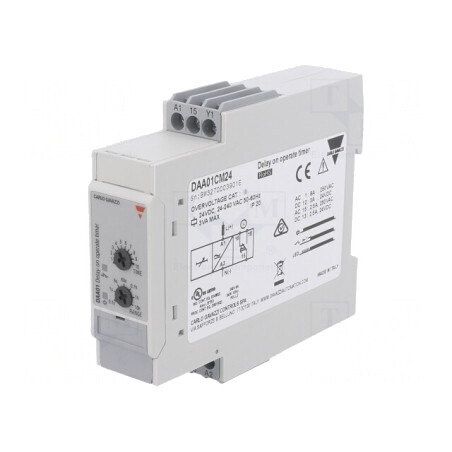 Timer Programabil IP20 0.1s-100h SPDT 24-240VAC | Electronic-mag.ro | Componente Electronice