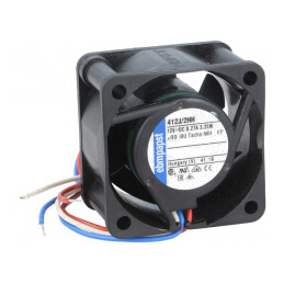 Ventilator axial 12V DC 40x40x25mm 24m3/h 46dBA cu rulment | Electronic-mag.ro | Componente Electronice