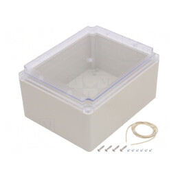Carcasă Universală Ritec ABS IP65 200x250x130mm | Electronic-mag.ro | Componente Electronice