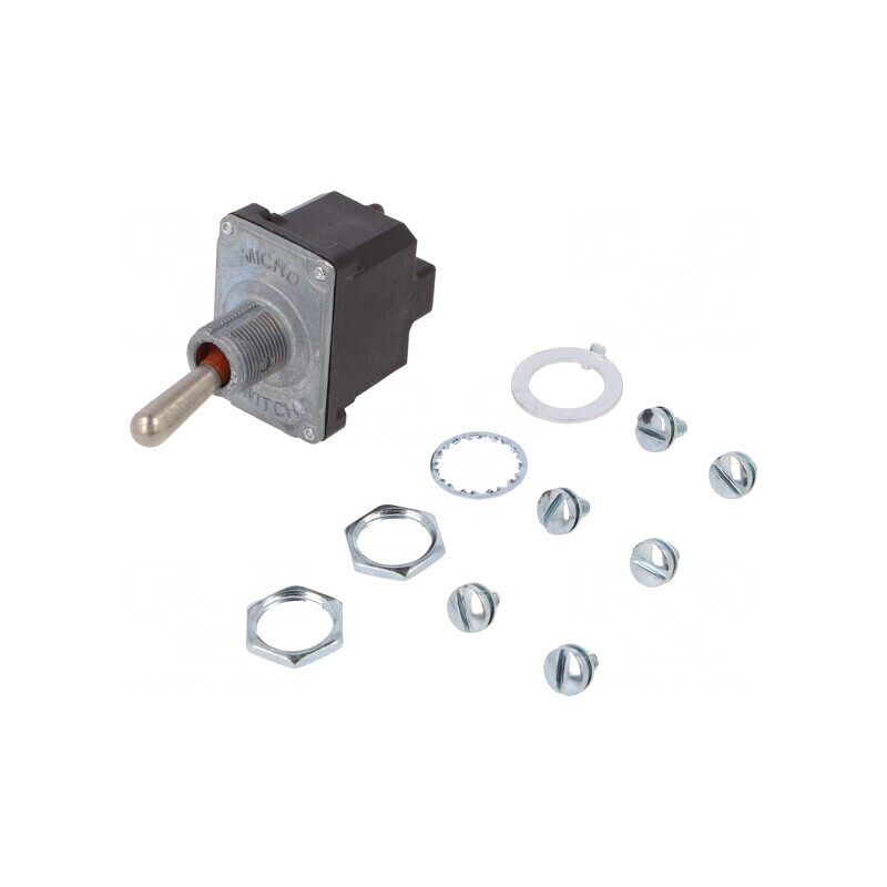 Comutator Basculant DPST (ON)-OFF 6A/230VAC 18A/28VDC | Electronic-mag.ro | Componente Electronice