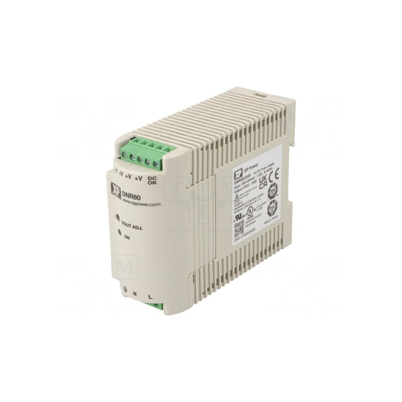 Alimentator Pulsatoriu DIN 60W 5V 10A | Electronic-mag.ro | Componente Electronice