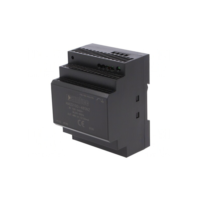 Alimentator Pulsatoriu pentru Şină DIN 100W 48V 2,1A | Electronic-mag.ro | Componente Electronice