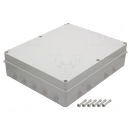 "Cutie de Conexiuni IP65 Gri 380x460x120mm S-BOX 806" | Electronic-mag.ro | Componente Electronice