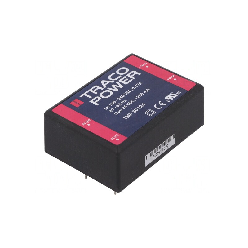 Convertor AC/DC 30W 24VDC TMF 30124 | Electronic-mag.ro | Componente Electronice