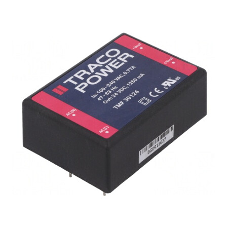 Convertor AC/DC 30W 24VDC TMF 30124 | Electronic-mag.ro | Componente Electronice