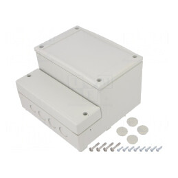 Carcasă de montare pe perete CARDMASTER 166x160x118 mm | Electronic-mag.ro | Componente Electronice