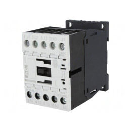 Contactor 3P NO 24VDC 9A cu 3 Contacte Auxiliare | Electronic-mag.ro | Componente Electronice