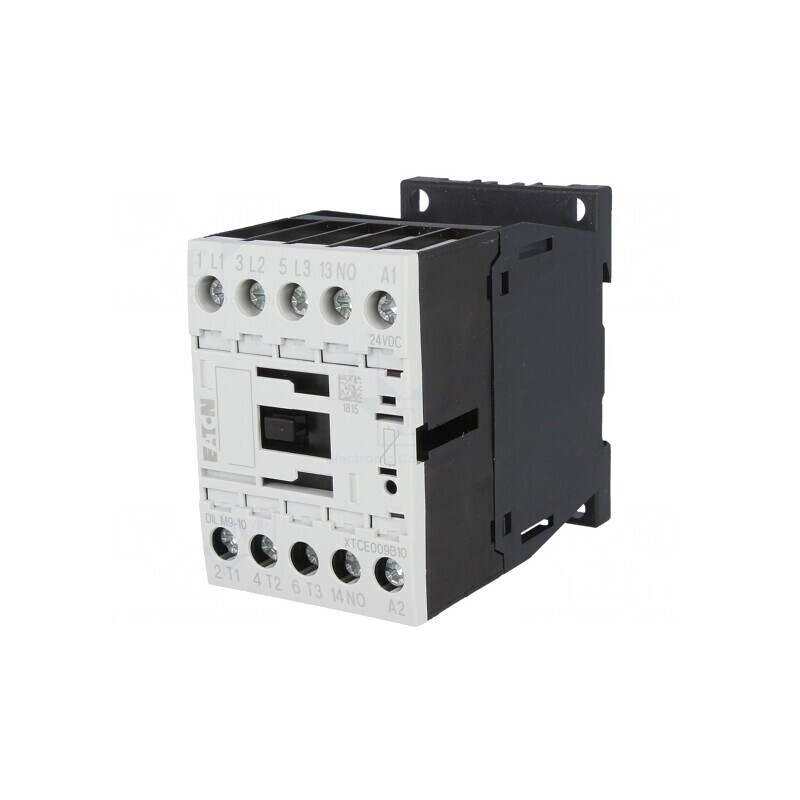 Contactor 3P NO 24VDC 9A cu 3 Contacte Auxiliare | Electronic-mag.ro | Componente Electronice