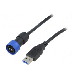 Cablu-adaptor USB A la USB C IP68 1m | Electronic-mag.ro | Componente Electronice