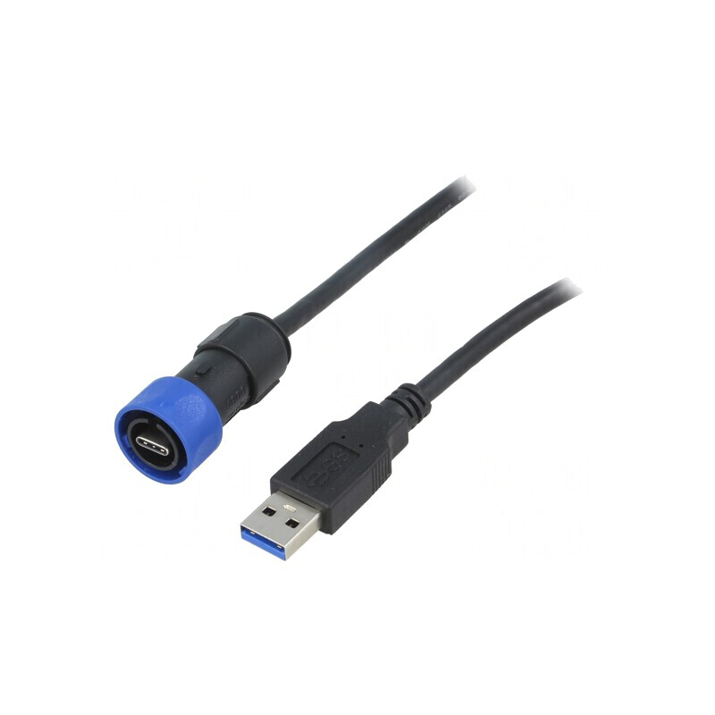 Cablu-adaptor USB A la USB C IP68 1m | Electronic-mag.ro | Componente Electronice
