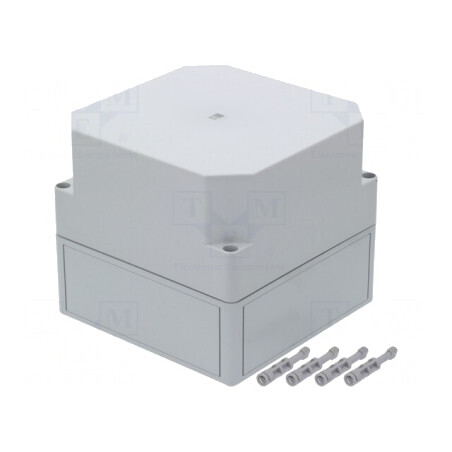 Carcasă Universală Policarbonat 180x182x165 mm | Electronic-mag.ro | Componente Electronice