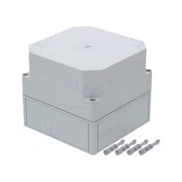 Carcasă Universală Policarbonat 180x182x165 mm | Electronic-mag.ro | Componente Electronice