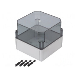 Carcasă Universală Policarbonat 180x182x165mm | Electronic-mag.ro | Componente Electronice