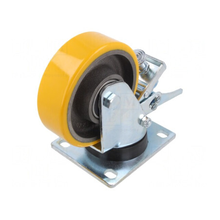 Roată de transport 125mm 400kg | Electronic-mag.ro | Componente Electronice