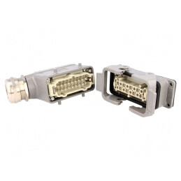 Set Conector HDC Tată-Mamă Soclu-Mufă Han Kit | Electronic-mag.ro | Componente Electronice