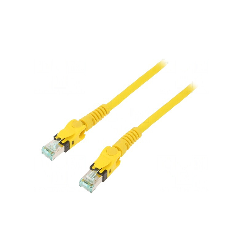 Cablu Patch Cord S/FTP Cat 6a Cu 7,5m Galben | Electronic-mag.ro | Componente Electronice