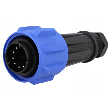Conector circular 10 PIN Buccaneer 900 nichelat | Electronic-mag.ro | Componente Electronice