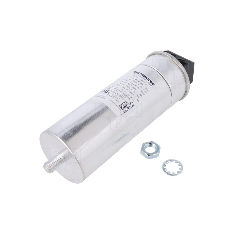 Condensator trifazat polipropilenă 21uF 5,5kVAR Ø60x164mm | Electronic-mag.ro | Componente Electronice