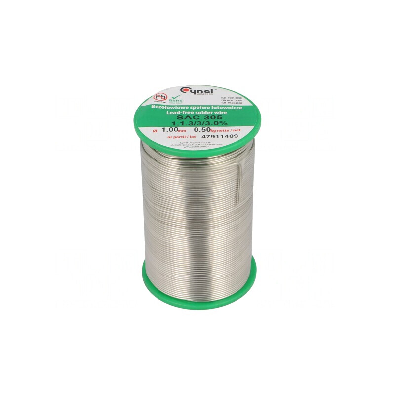 Sârmă de lipit fără plumb 1mm 500g | Electronic-mag.ro | Componente Electronice Sârmă de lipit fără plumb 1mm 500g | Electronic-mag.ro | Componente Electronice
