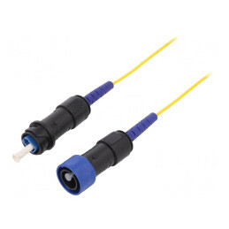 Patch Cord Fibră Optică Simplex Monomod Baionetă | Electronic-mag.ro | Componente Electronice