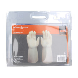 Mănuși de protecție izolate latex Dimensiune 10 | Electronic-mag.ro | Componente Electronice