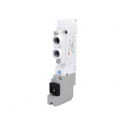 Ventil electromagnetic monostabil 1,5-7 bar aluminiu IP65 5/2 | Electronic-mag.ro | Componente Electronice