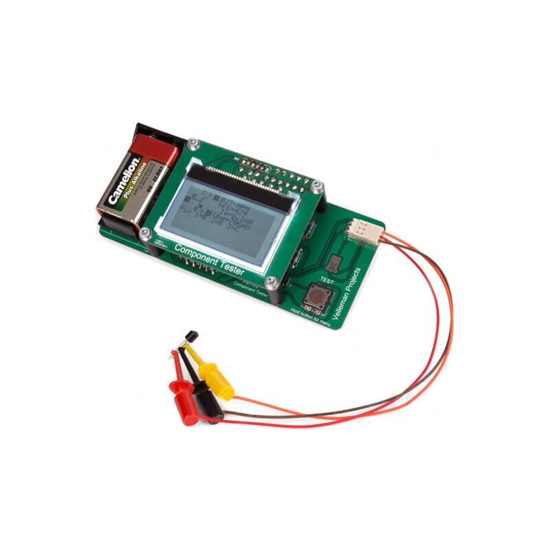 Tester Componente Alimentare cu Baterie 9V WHADDA WSMI8115 | Electronic-mag.ro | Componente Electronice