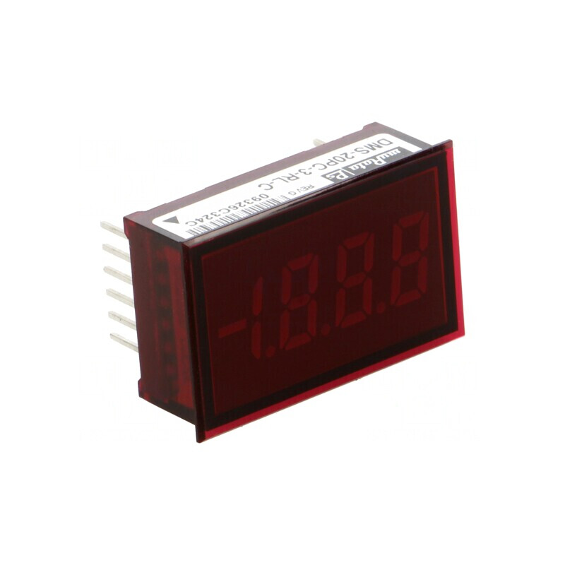 Voltmetru Digital pentru Montare -200÷200V Exact măsurare ±2% | Electronic-mag.ro | Componente Electronice