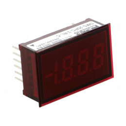 Voltmetru Digital pentru Montare -200÷200V Exact măsurare ±2% | Electronic-mag.ro | Componente Electronice