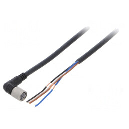 Cablu de Conectare M8 4 Pini Unghi 2m PVC | Electronic-mag.ro | Componente Electronice