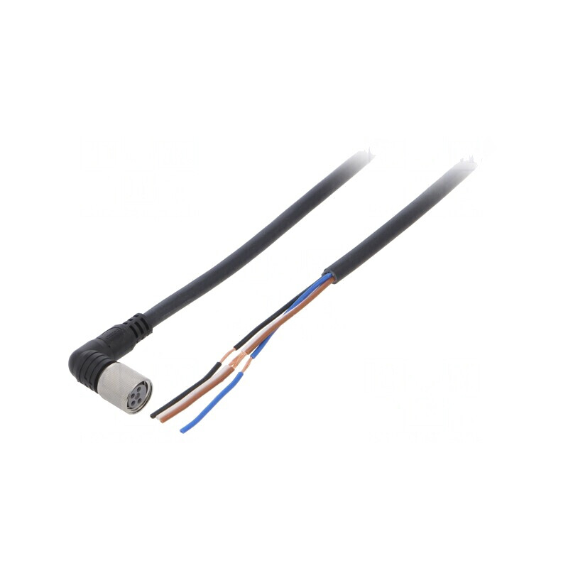 Cablu de Conectare M8 4 Pini Unghi 2m PVC | Electronic-mag.ro | Componente Electronice