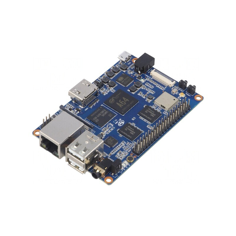 Placă de Dezvoltare ARM A53 Quad-Core 5V 92x60mm BPI-M64 | Electronic-mag.ro | Componente Electronice