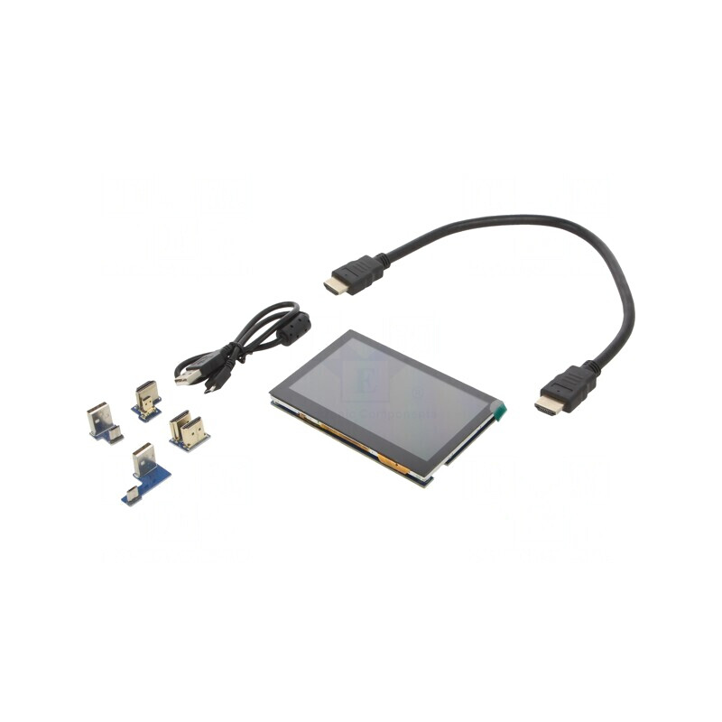 Ecran LCD Grafic 4.3" 800x480 pentru Raspberry Pi | Electronic-mag.ro | Componente Electronice