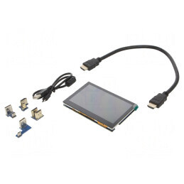 Ecran LCD Grafic 4.3" 800x480 pentru Raspberry Pi | Electronic-mag.ro | Componente Electronice