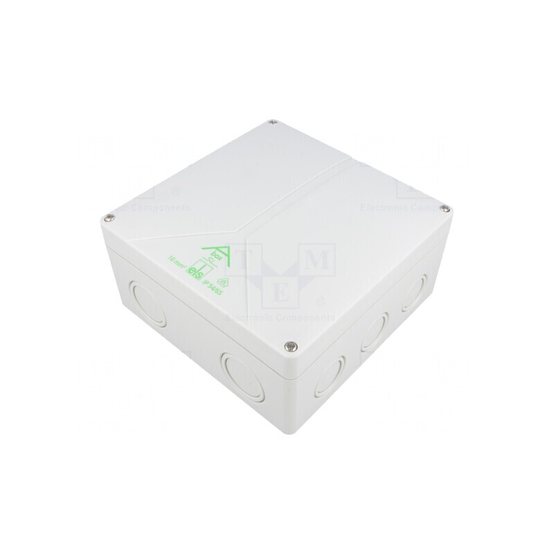 Carcasă Cutie de Conexiuni Polistiren 180x180x91mm | Electronic-mag.ro | Componente Electronice