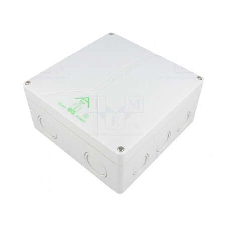 Carcasă Cutie de Conexiuni Polistiren 180x180x91mm | Electronic-mag.ro | Componente Electronice