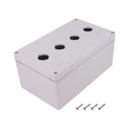 Carcasă pilot IP66 120x200x90mm UL94-5V | Electronic-mag.ro | Componente Electronice