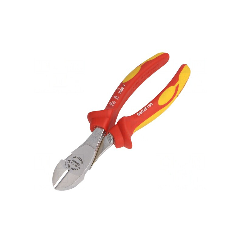Clești Laterali Izolați 180mm pentru Tăiere 1kVAC | Electronic-mag.ro | Componente Electronice