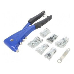 Mașină de Nituit Manuală cu Set Nituri 2,4-4,8mm | Electronic-mag.ro | Componente Electronice