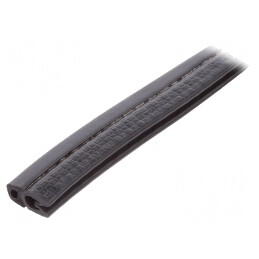 Ecran EPDM/PVC 5m Negru 9mm | Electronic-mag.ro | Componente Electronice