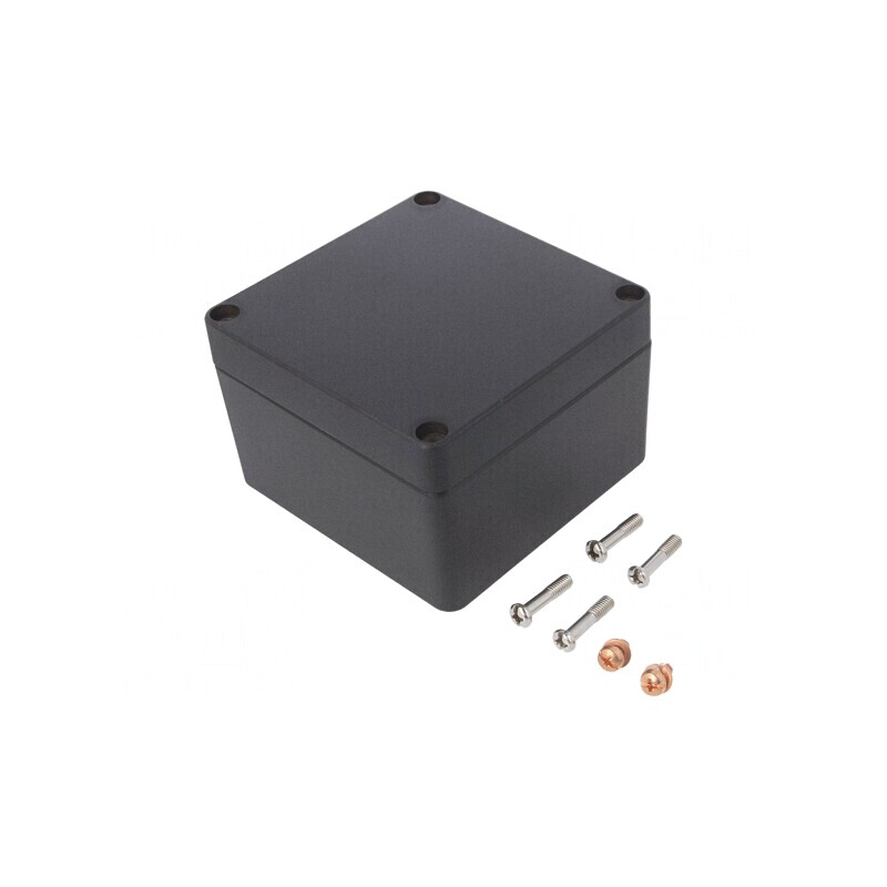Carcasă Universală Aluminiu Neagră 120mm x 122mm x 81mm | Electronic-mag.ro | Componente Electronice Carcasă Universală Aluminiu Neagră 120mm x 122mm x 81mm | Electronic-mag.ro | Componente Electronice