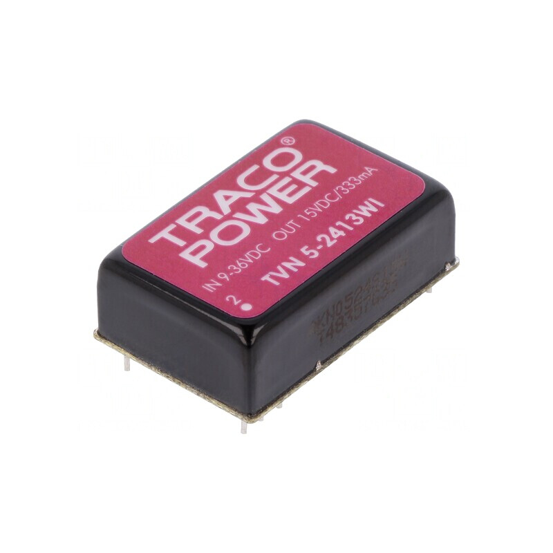 Convertor DC/DC 5W 9-36V la 15V 333mA DIP24 | Electronic-mag.ro | Componente Electronice